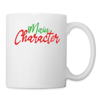 Cool Writing protagonist of the main character - Mug - white - Right
