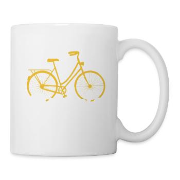 Tout ce dont j’ai besoin, c’est d’un vélo à vélo - Mug blanc - blanc - Droite