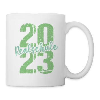 Realschule bestanden Realschulabschluss 2023 - Tasse - Weiß - Rechts