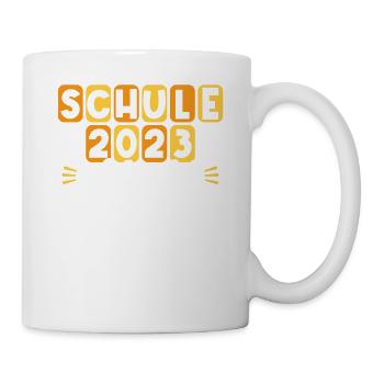 Eine Legende verlässt das Gelände Realschule 2023 - Tasse - Weiß - Rechts