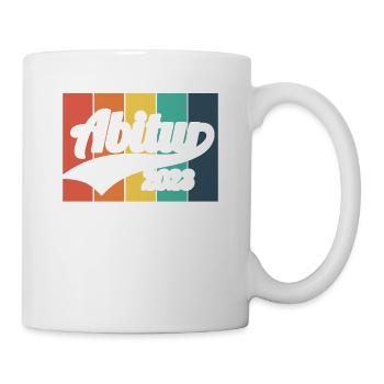 Abitur Gymnasium Damen und Herren Abi 2023 - Tasse - Weiß - Rechts