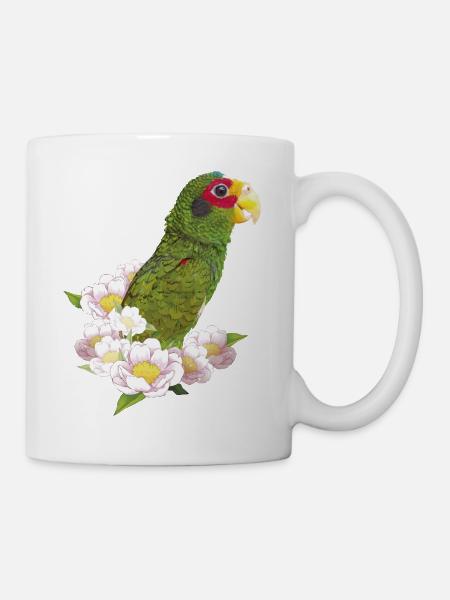 Der Yucatecan-Papagei - Tasse - Weiß