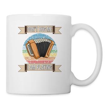 Ne me dérange pas, je joue de l’accordéon - Mug blanc - blanc - Droite