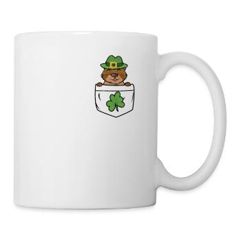 Mignon Irish Sea Otter Bag Clover St Pat - Mug blanc - blanc - Droite