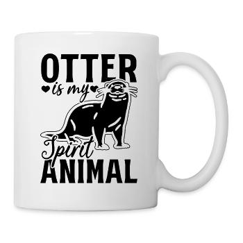 Otter Is My Spirit Animal - Otter Animals Otter - Tasse - Weiß - Rechts