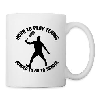 Joueur de tennis Club de tennis Raquettes de tennis - Mug blanc - blanc - Droite