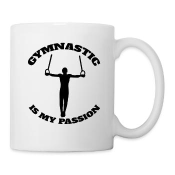 Gymnastics Floor exercises Gymnastics Gymnastics Club Apparatus gymnastics - Mug - white - Right