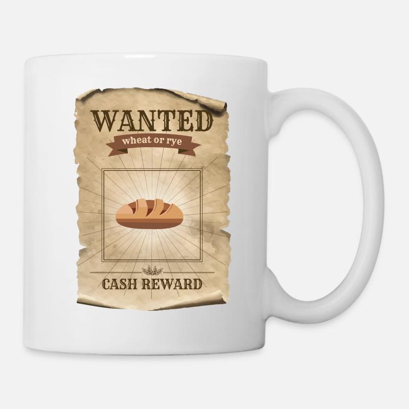 Wanted Wheat or Rye Bread - Mug - white