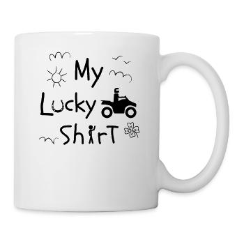 Quads bikes ATV-Quad-Bike lustiges Quadbike - Tasse - Weiß - Rechts