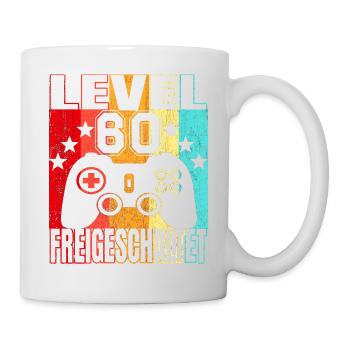 60 Jahre Geburtstagsshirt Zocker Gamer 60. - Tasse - Weiß - Rechts
