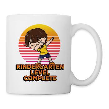 Kindergarten Level Complete Funny Dabbing Student - Mug - white - Right