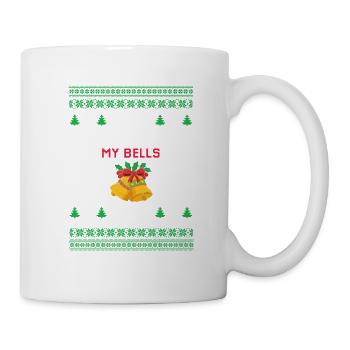 She Jingles My Bells Funny Christmas Couples - Mug - white - Right