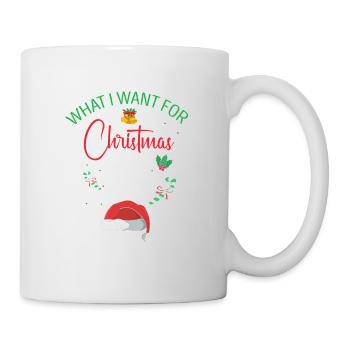 What I Want For Christmas Is A Nap Fun Couples - Mug - white - Right