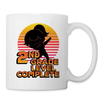 2nd Class Level Full Silhouette Dab End - Mug - white - Right