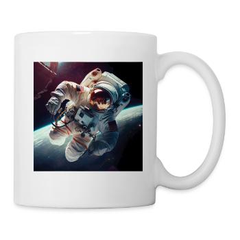 Astronaut Cosmonaut Sci-Fi character - Tasse - Weiß - Rechts