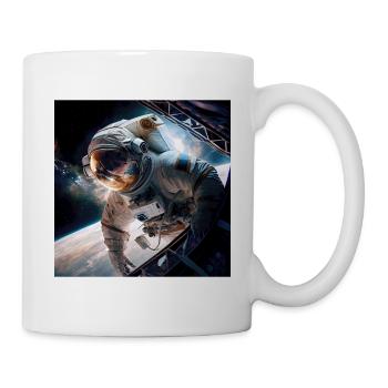 Astronaut Cosmonaut Sci-Fi character - Tasse - Weiß - Rechts