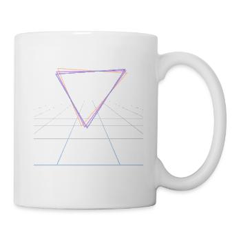 Retrowave Synthwave 80s Design - Tasse - Weiß - Rechts