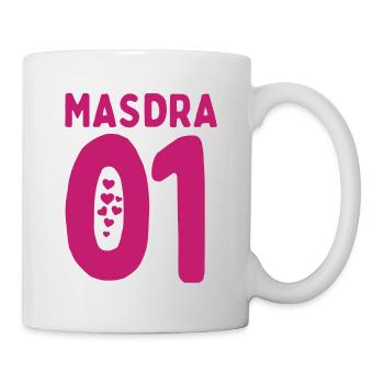 Masder Masdra Partnershirt Partner Verliebt - Tasse - Weiß - Rechts