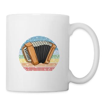 Si vous voulez que je vous écoute, parlez d’accordéon - Mug blanc - blanc - Droite