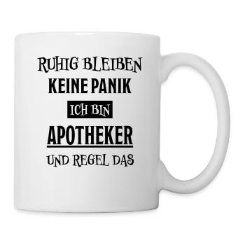 Apotheker Beruf Lustiger Spruch Apotheker Geschenk - Tasse - Weiß - Rechts