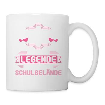 Eine Legende verlässt das Gelände Realschule 2023 - Tasse - Weiß - Rechts