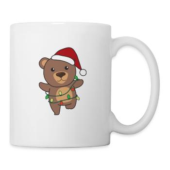 Ours Noël Animaux d’hiver Ours - Mug blanc - blanc - Droite