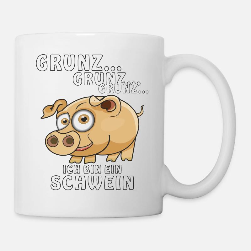 ICH BIN EIN SCHWEIN - Tasse - Weiß