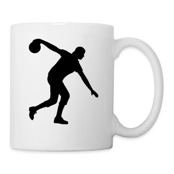 Joueur de bowling Bowler - Mug blanc - blanc - Droite
