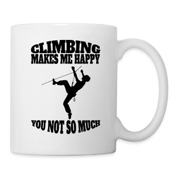 Escalade en montagne Randonnée Bloc Alpinisme en montagne - Mug blanc - blanc - Droite