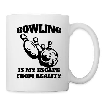 Bowling Skittles Cadeau Boule de bowling Skittles Bowler - Mug blanc - blanc - Droite