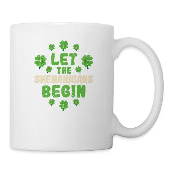 Let the Shenanigans Begin St. Patrick's Day - Mug - white - Right