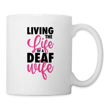 Fierté sourde Malentendants - Mug blanc - blanc - Droite