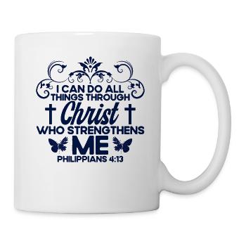 Christian Inspiring Jesus God Gift - Mug - white - Right