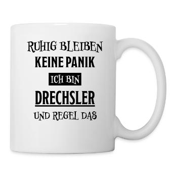 Drechsler Lustiger Spruch Job Drechsler Geschenk - Tasse - Weiß - Rechts
