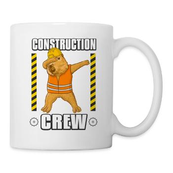 Chantier de construction de l’équipe de construction - Mug blanc - blanc - Droite
