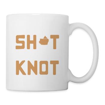 Achetez-moi un coup Je suis en train de nouer le nœud enterrement de vie de garçon - Mug blanc - blanc - Droite