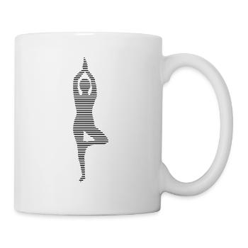 Yoga - Tasse - Weiß - Rechts