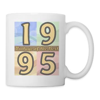 BIRTHDAY YEAR 1995 - Mug - white - Right