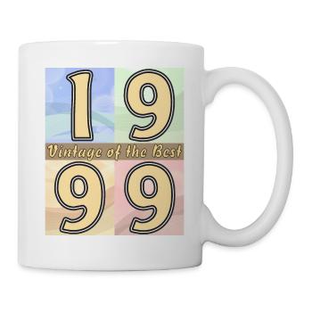 BIRTHDAY YEAR 1999 - Mug - white - Right