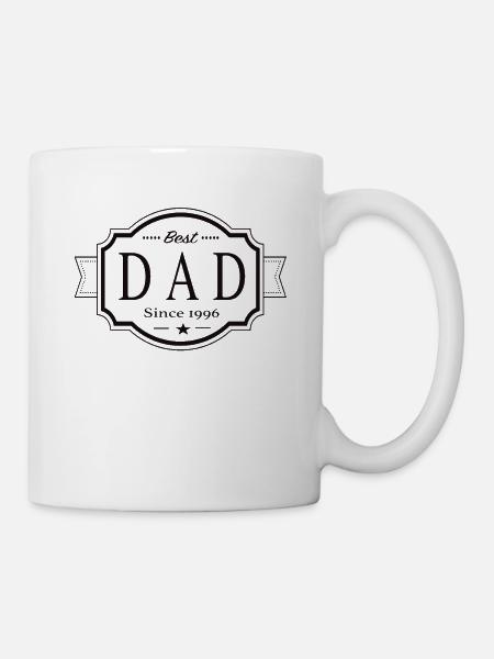 Bester Papa seit 1996 - Tasse - Weiß