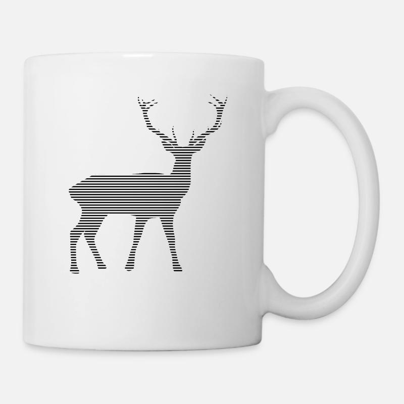 Cerf - Mug blanc - blanc