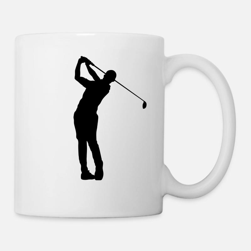 Golfspieler - Tasse - Weiß