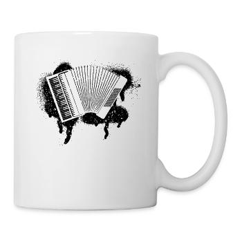 Accordion Styrian Harmonica Accordion - Mug - white - Right