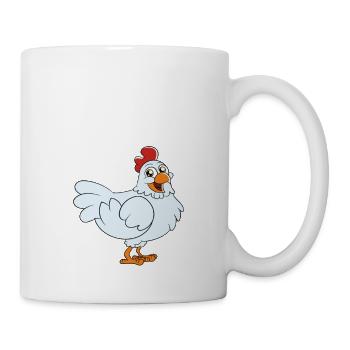 My Chicken And I Gossip About You - Tasse - Weiß - Rechts