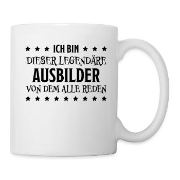 Ausbilder Beruf Lustiger Spruch Ausbilder Geschenk - Tasse - Weiß - Rechts