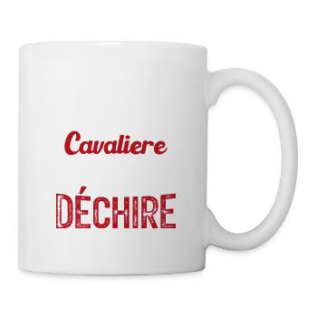 Je suis une Cavalière Qui Déchire - Mug blanc - blanc - Droite