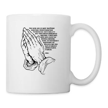 Beten - Vater unser im Himmel - Gebet - Tasse - Weiß - Rechts