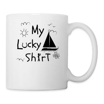 sailboat sailboat sailing ship sailing yacht funny - Mug - white - Right