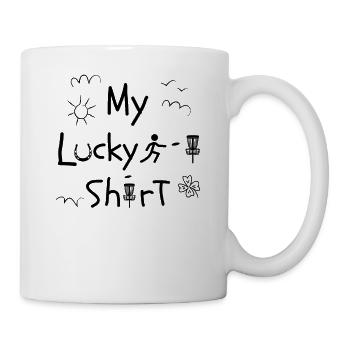 Disc Golf Player Disc Golfer Game Funny - Mug blanc - blanc - Droite