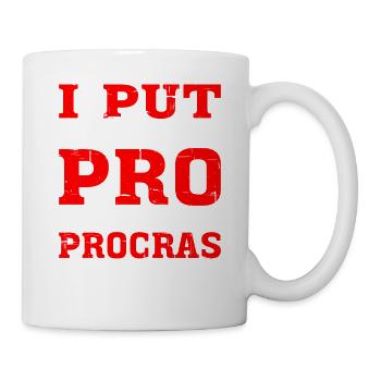 I Put The Pro In Procrastination 16 - Tasse - Weiß - Rechts
